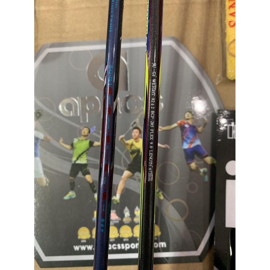 Raket Badminton APACS NEW COMMANDER 50/80 Free grip kuat 35 LBS ORI