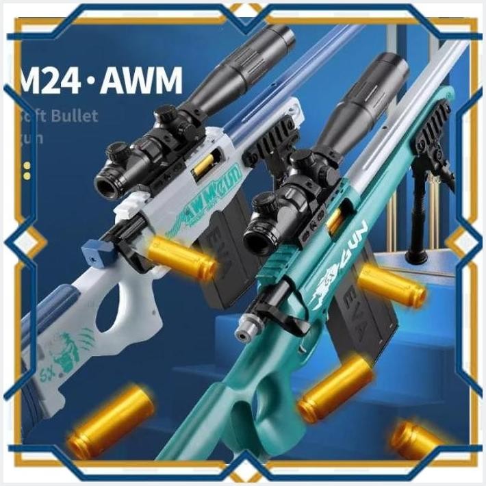 [OTO] SENJATA MAINAN TOY GUN SNIPER MAINAN GUN AWP/702/M24 DART BLASTER