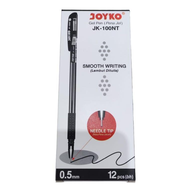 

Trend Pulpen Gel/Gel Pen Joyko/Jk 100 Nt/Jk-100 Harga Per Lusin Warna Hitam