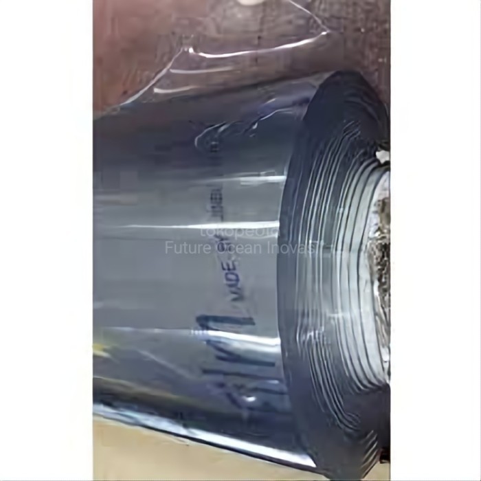 plastik mika roll / plastik pvc lentur / taplak meja bening transparan