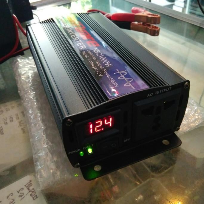 inverter dc to ac 12V to 220V Pure Sine Wave PSW 500 watt 500W murni
