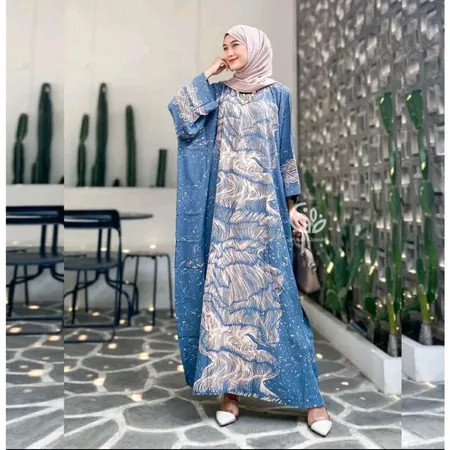 Terbaik BISA COD GROSIR KAFTAN RIYANA I KAFTAN SUPER JUMBOLD 140cm I DASTER LOWO Terbaik terlaris pr