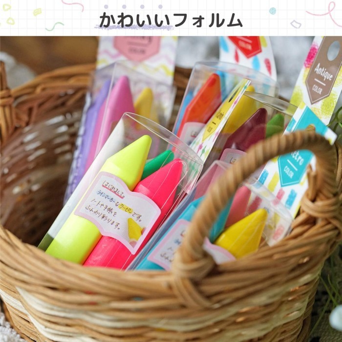 

terbaru !!! sakura craypas coupy marker crayon highlighter pencil mark penanda halaman limited