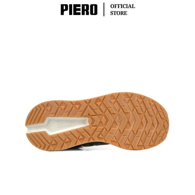 PIERO SEPATU SNEAKERS PRIA JOGGER 24 PRM GUNMETAL LIGHT GREY GUM PIE1000223