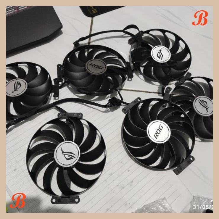 [SRP] FAN KIPAS ASUS ROG STRIX RX 6700 XT 6800 XT 95MM 7PIN