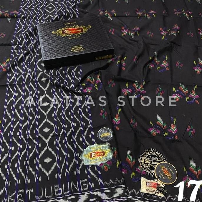 Diskon Sarung Ketjubung Mesres Sutera Mustamin Gold Original Sarung Ketjubung Kembangan