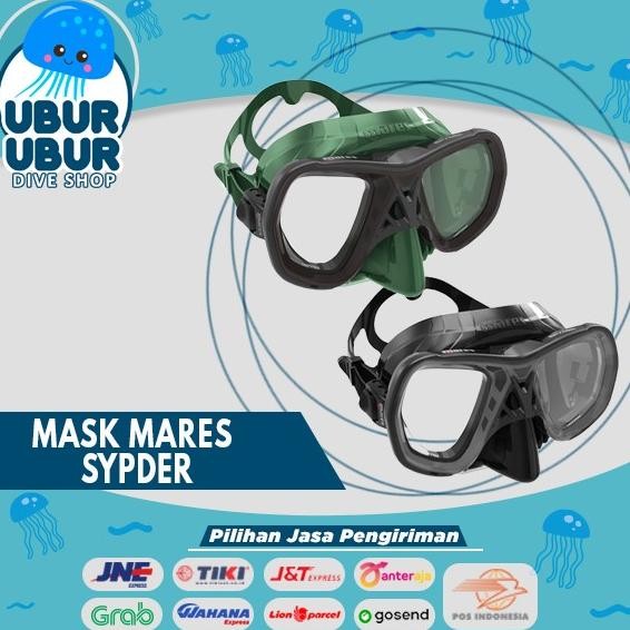 Mask Mares Spyder Spearfishing Freediving - Masker Selam Low Volume