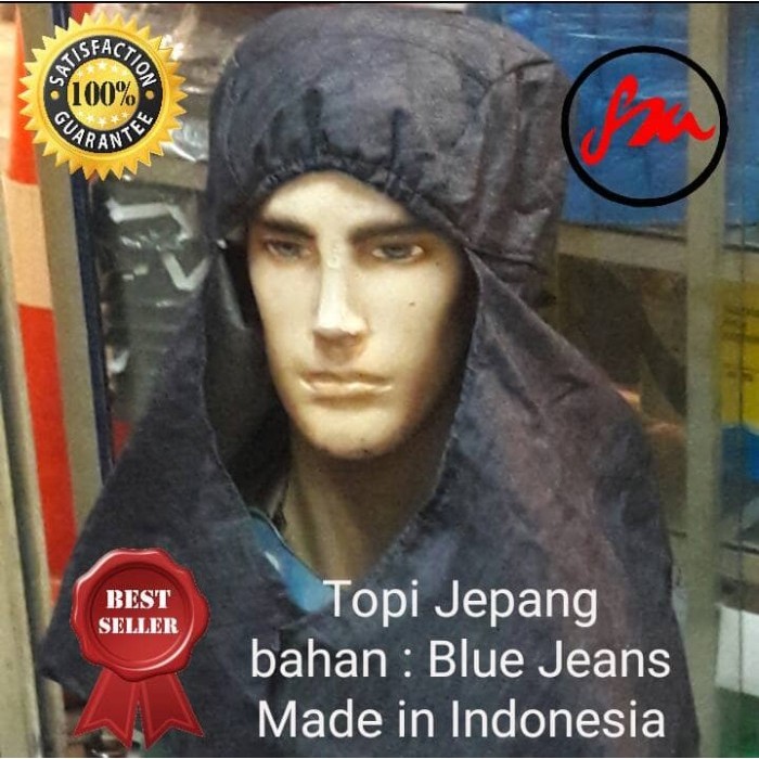 topi las/topi welder/topi jepang/kerpus welder bahan Jeans murah