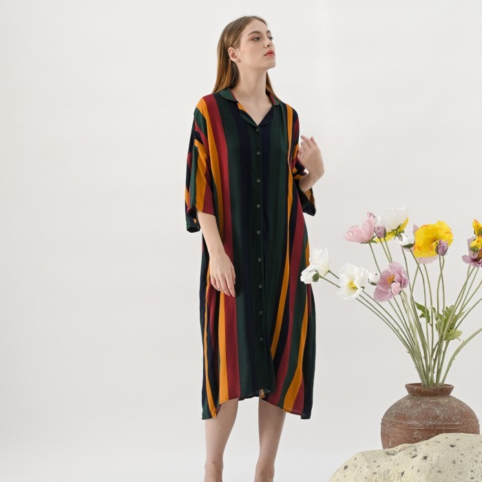 KAMIMA DRESS / DASTER OVERSIZE