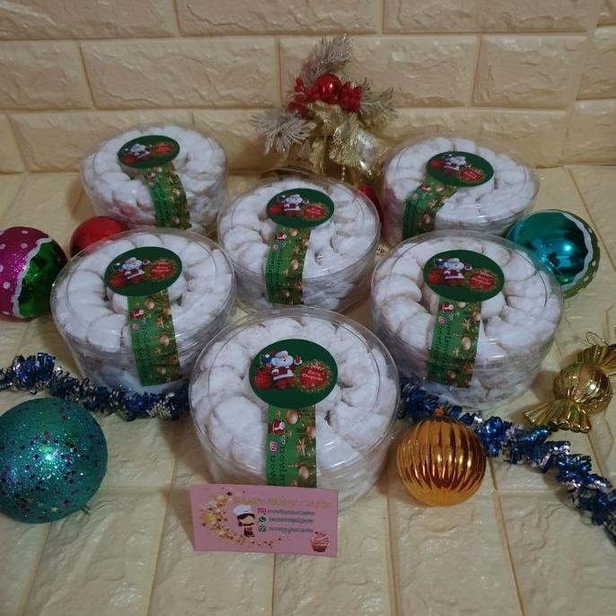 

kue kering putri salju premium (wisman/wisjman) spesial natal /xmas NOVA