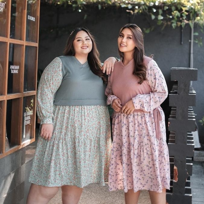 Bigissimo Delia Tunik | Atasan Tunik Casual Big Size Jumbo