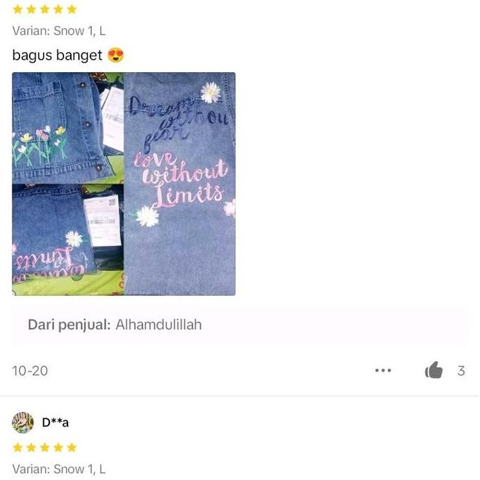 Sale Jaket Jeans Oversize Bordir Bunga Jaket Jeans Wanita Jaket Wanita Oversize Bermotif