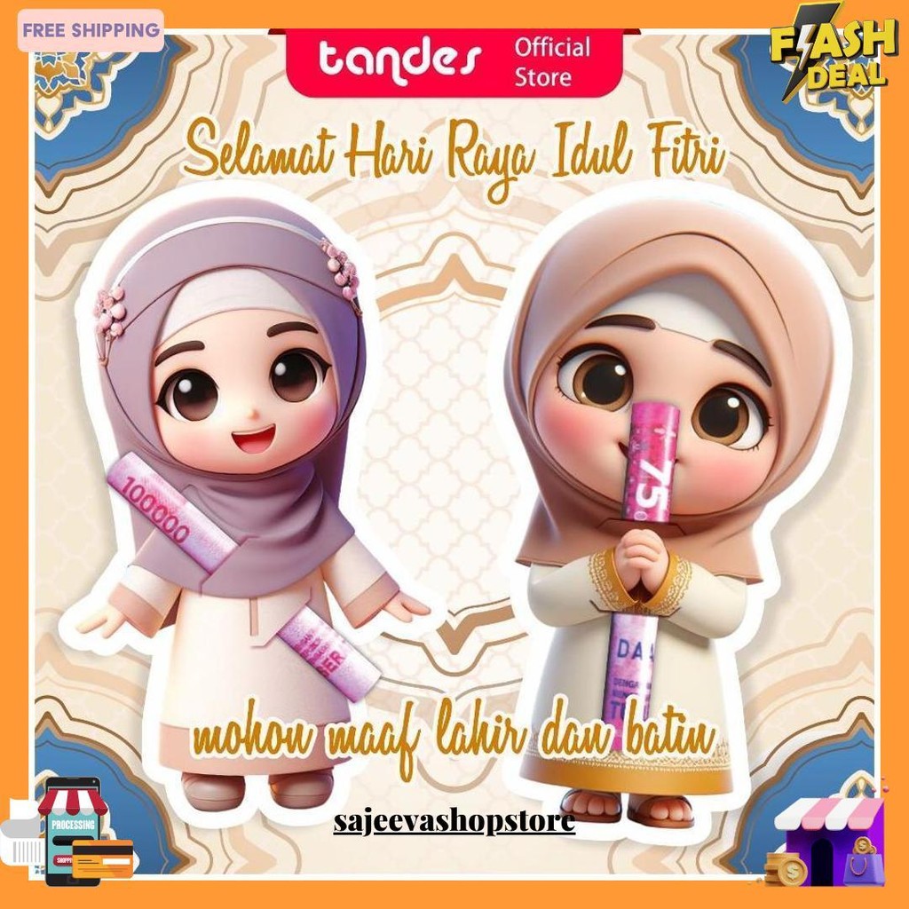 

Isi 30 Pcs Amplop Lebaran Karakter 3D Lucu Amplop Idul Fitri Amplop Peluk Uang Angpao Amplop Lebaran Siap Kirim
