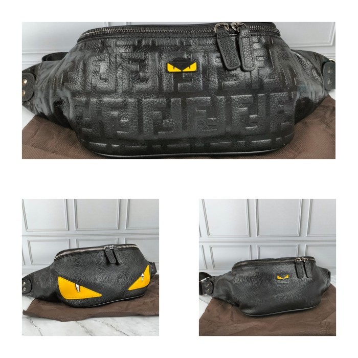 WAISTBAG BUMBAG PRIA BRANDED TAS PINGGANG BRANDED IMPORT KULIT ASLI FN