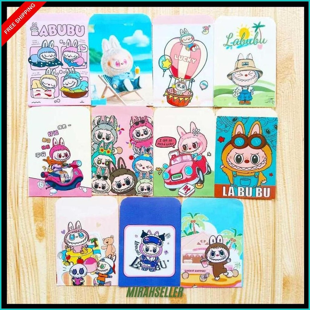 

Amplop Angpau Uang Lebaran Kartun Sanrio Animal 1 Set Isi 10 Pcs Cod