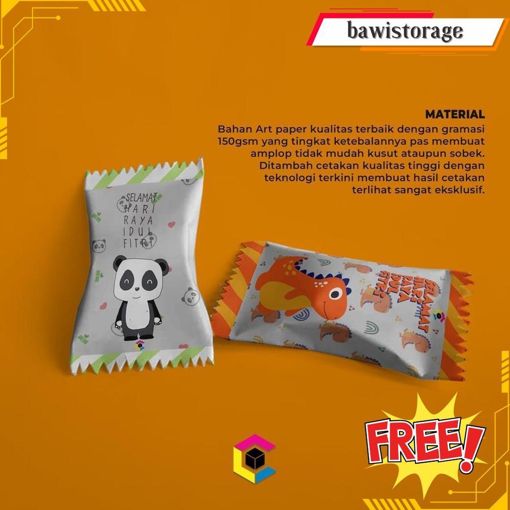 

Amplop Lebaran Viral Bentuk Permen Amplop Thr Unik Lucu Isi 10Pcs - 01 - Caldera Digital Printing Bisa Cod