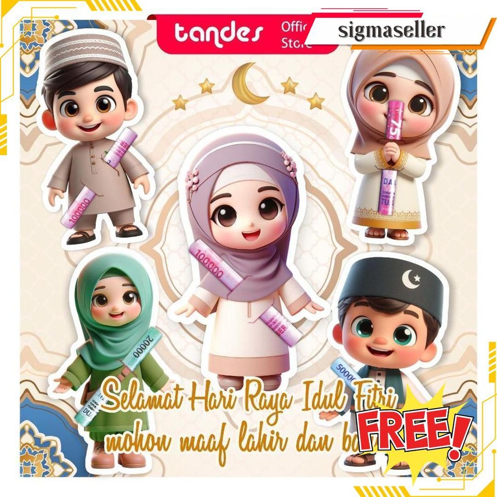

Isi 30 Pcs Amplop Lebaran Karakter 3D Lucu Amplop Idul Fitri Amplop Peluk Uang Angpao Amplop Lebaran Siap Kirim