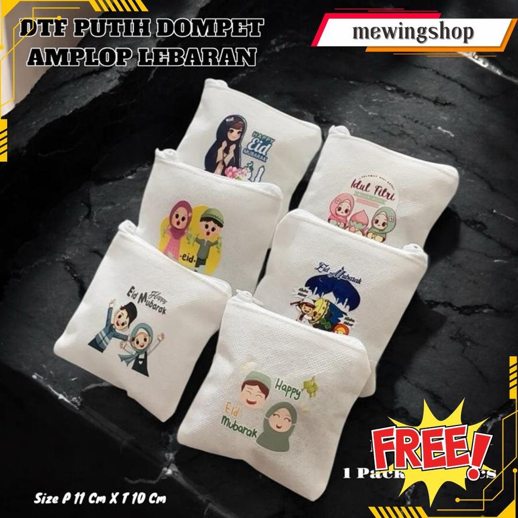 

Dtf Putih Dompet Amplop Lebaran Dtf Putih 1 Pack Isi 12Pcs Termurah Banget