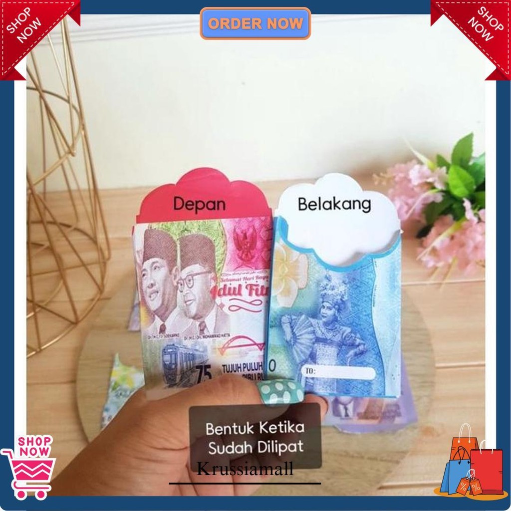 

[Medium] Harga Per 100 Lembar | Amplop Lebaran Viral Ukuran Medium Glosy Motif Yg Lagi Viral Original Produk