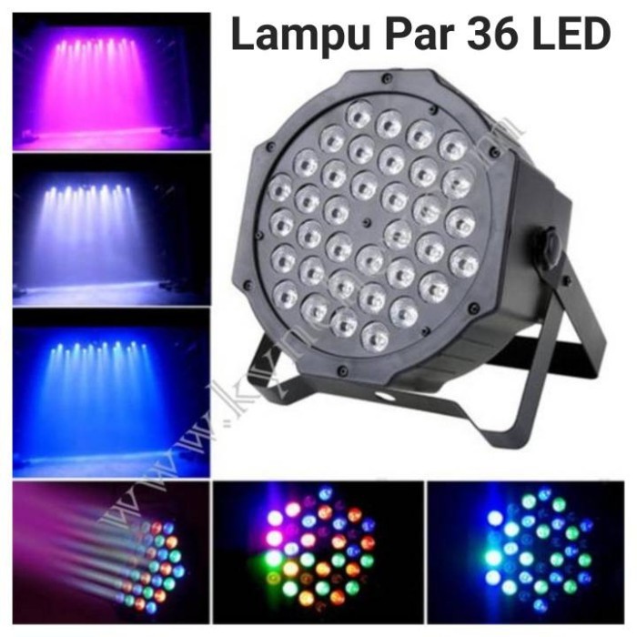 Lampu Par / Sorot / Disco 36 Led Warna Warni
