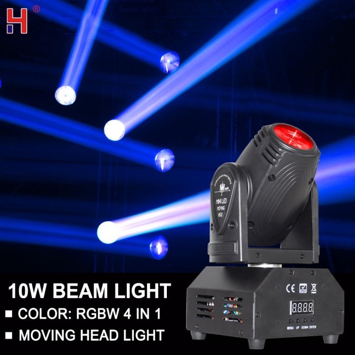 Lampu Sorot Lighting Panggung Led Laser Spotlight Warna Warni Rgb