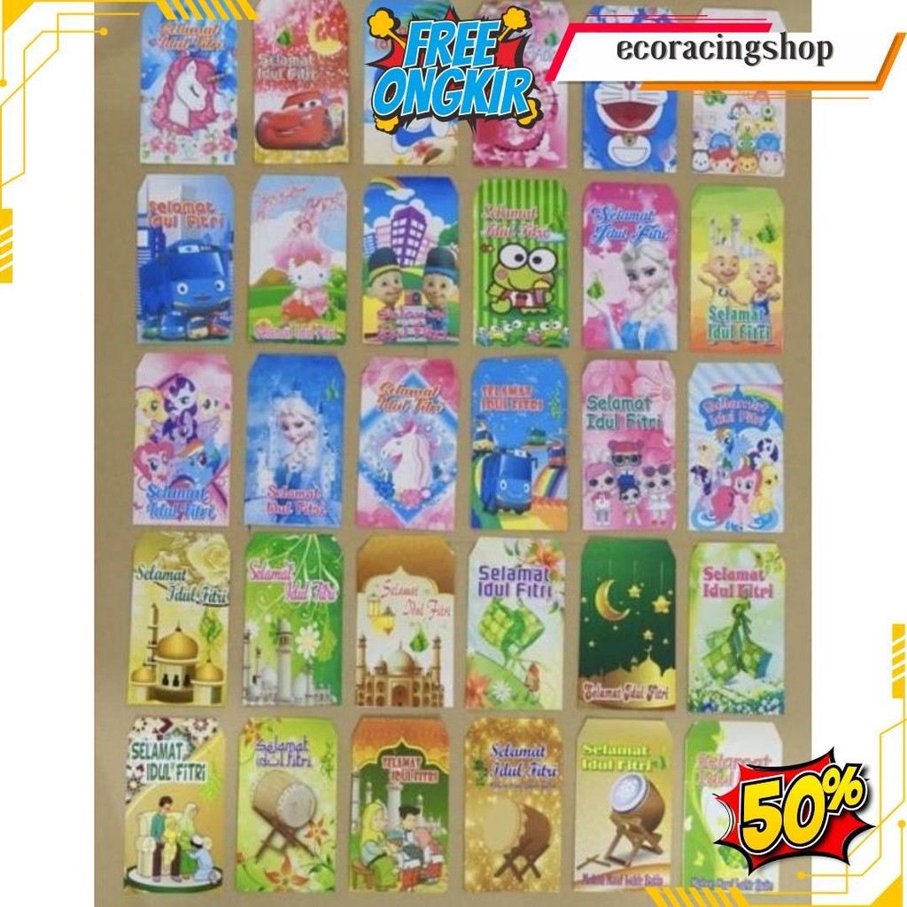 

Amplop Lebaran Karakter 7X12 Isi 1Pc 10Amplop Terlaris