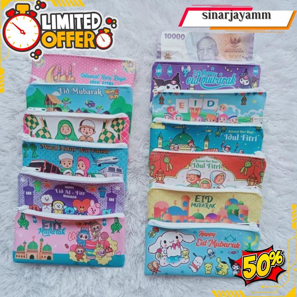 

(12Pcs) Amplop Lebaran Printing Panjang/ Kotak Pensil Lebaran Terlaris