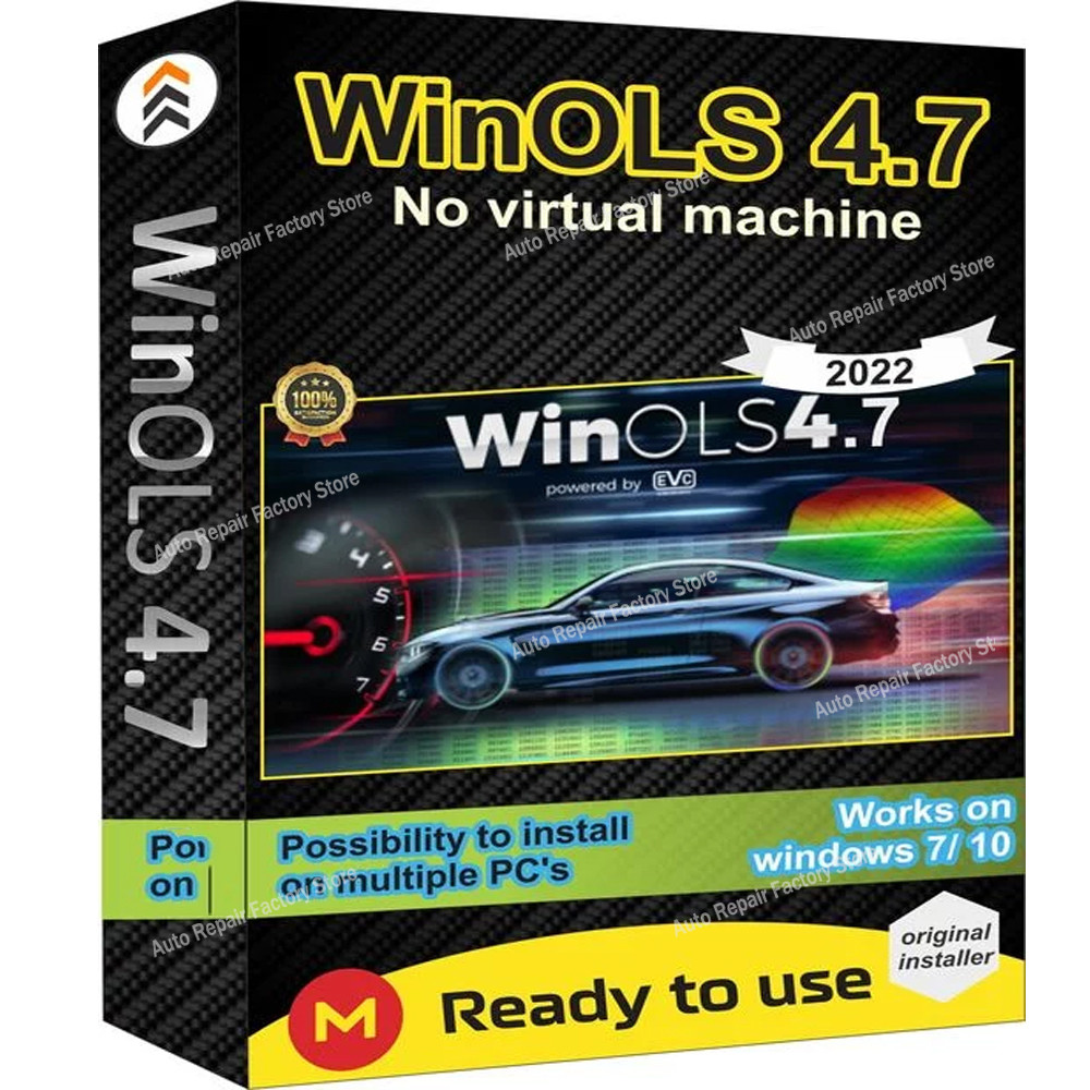 STB Winols 4.7 with Calculate the Checksum No Vmware  GIFT DAMOS data +Learning WinOLS video +Big Ma