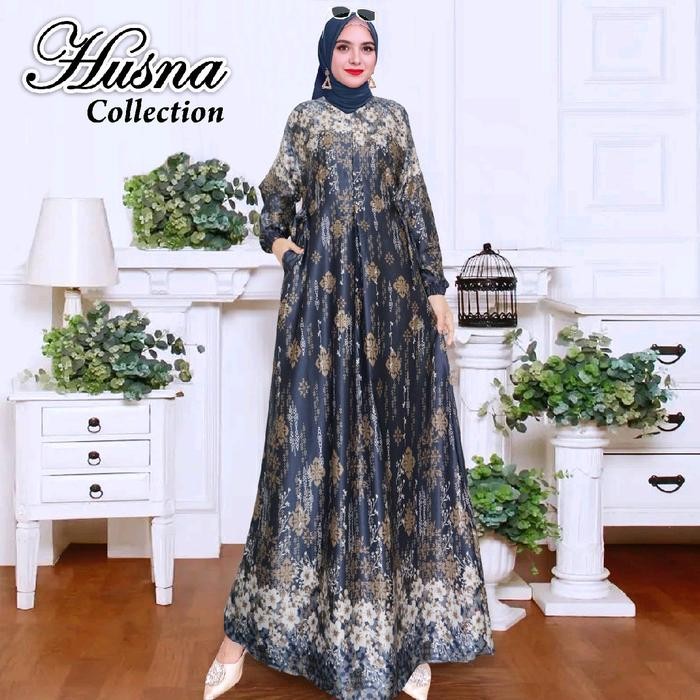 Gamis Maxmara Silk Premium Vaneeza / Gamis Maxmara Lux Premium Terlaris Motif Kekinian / Dress