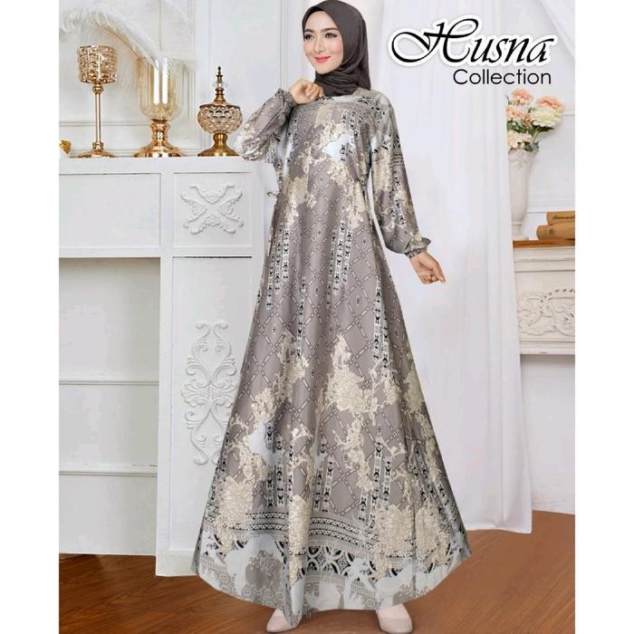 Nura Collection Official - Nuriel Shop - Gamis Andina - Baju Gamis Wanita Model Terbaru Bahan