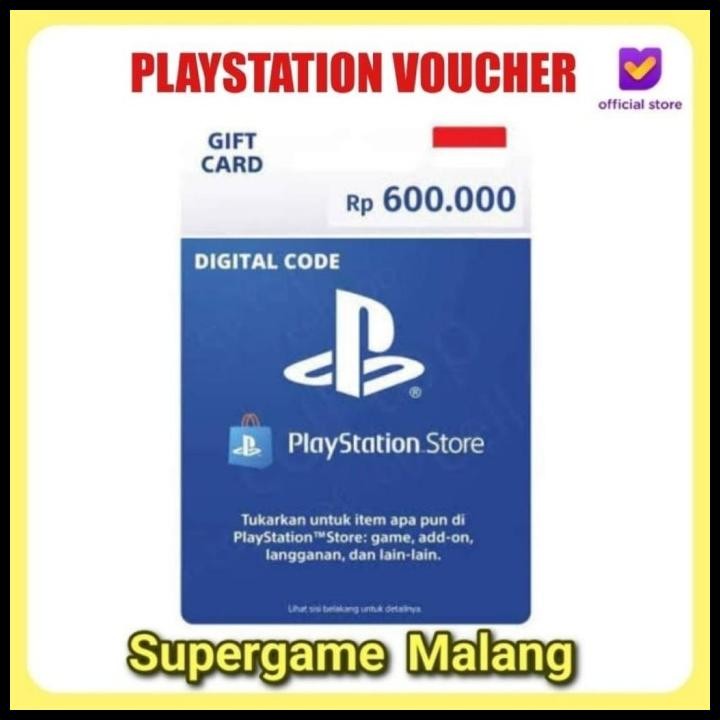 Terlaris Psn Wallet Ps5 Ps4 100K 300K 600K Gift Card Indonesia Resmi Fisik Ps 5 Ps 4 Good Quality