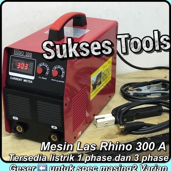 Mesin Las Listrik Rhino 300 A Trafo Travo Las Listrik 300 A