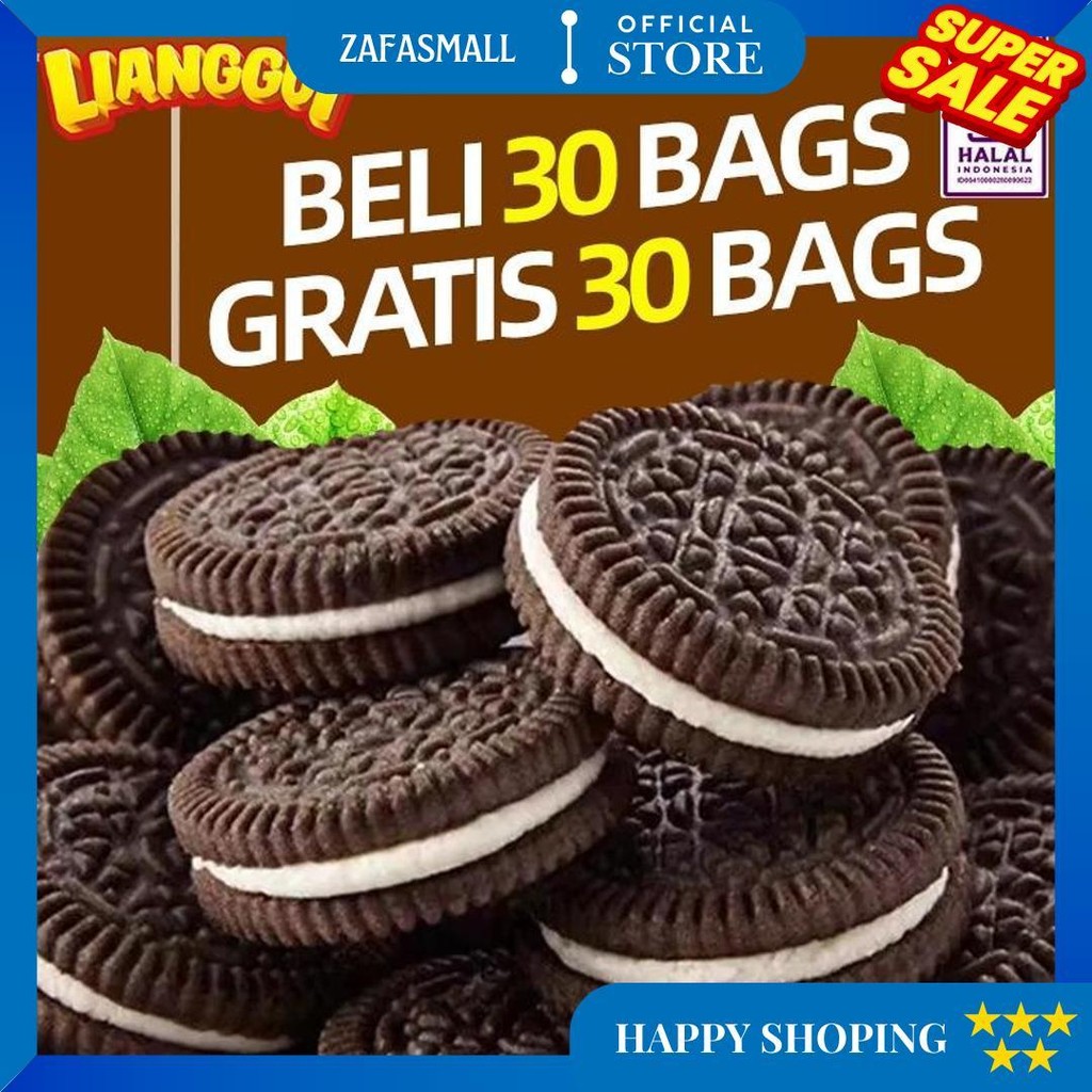 

Beli 30 Bags Gratis 30 BagsLianggui Classic Milk Biskuit Cookie - Camilan Enak Untuk Anak Sekolah, Snack Renyah & Praktis, Cocok Untuk Cemilan Lebaran Hampers Lebaran Idul Fitri Jajan Lebaran D Terlaris