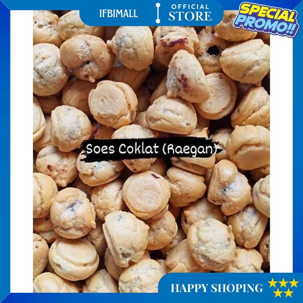 

(Promo) Soes Coklat Spesial | Cemilan Murah Berat 500 D Promo 10.10