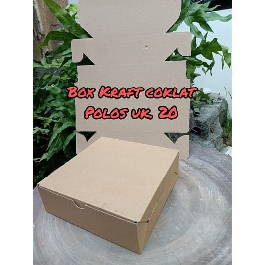 

Dus Coklat Polos Uk 20/ Box Kraft ( Per Pack)