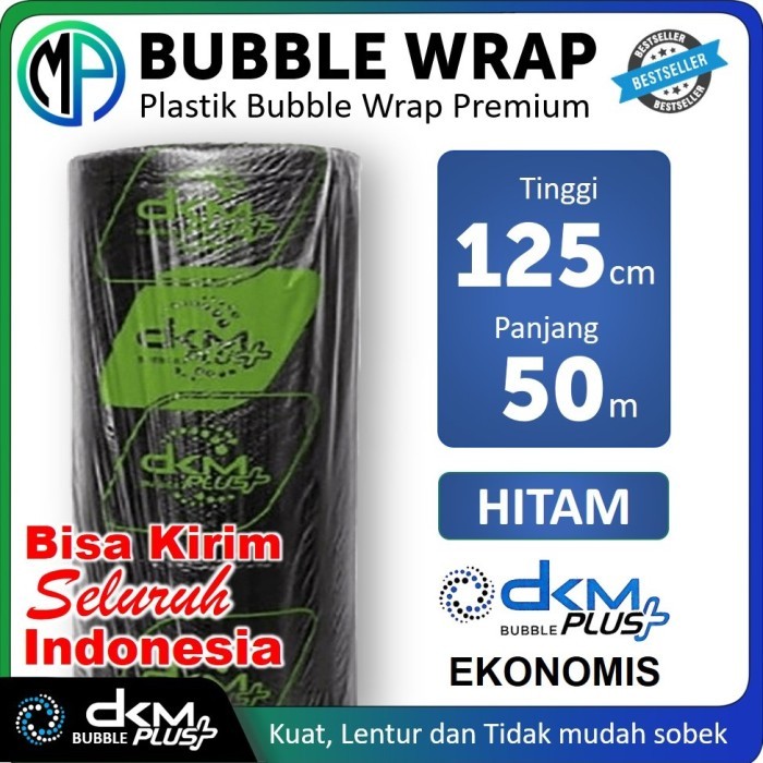 

Plastik Bubble Buble Wrap Roll 125Cm X 50M Hitam Ekonomis Dkmplus