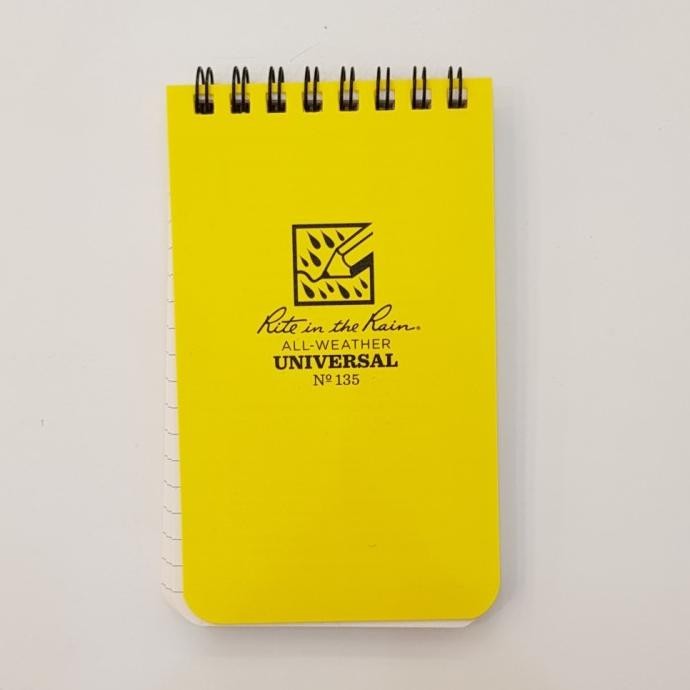

NO 135 BUKU LAPANGAN ANTI AIR ALL WEATHER NOTEBOOK RITE IN THE RAIN