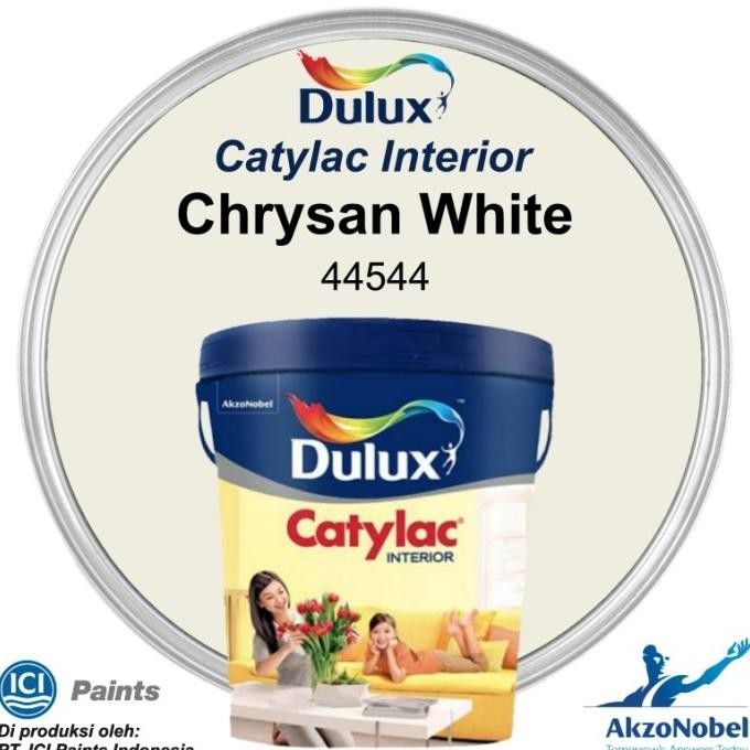 Cat Dulux Catylac Interior 25 Kg - Chrysan White 44544
