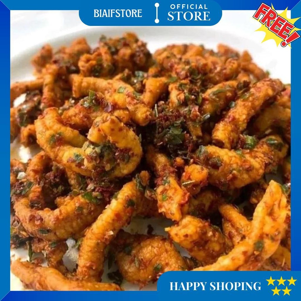 

Kripik Usus Pedas Cikruh Daun Jeruk D Sale