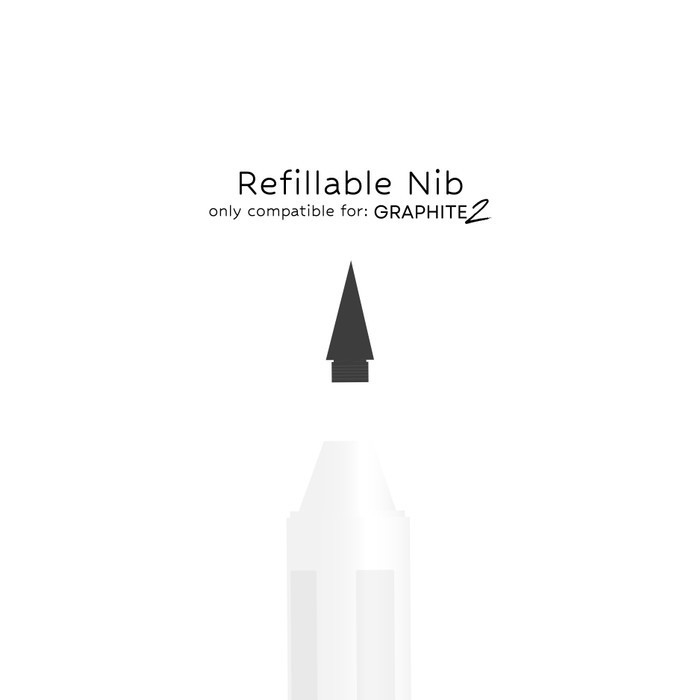 

TERLARIS! Paperie Lab - Refillable Nib for Graphite 2