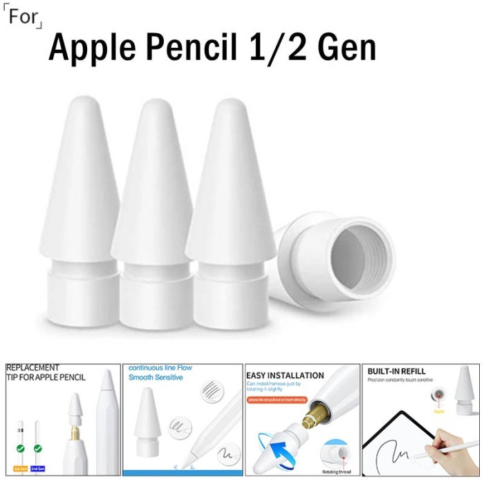

HOT SALE! Replacement Nib Tip Apple Pencil 1st 2nd Gen Pencil Pro