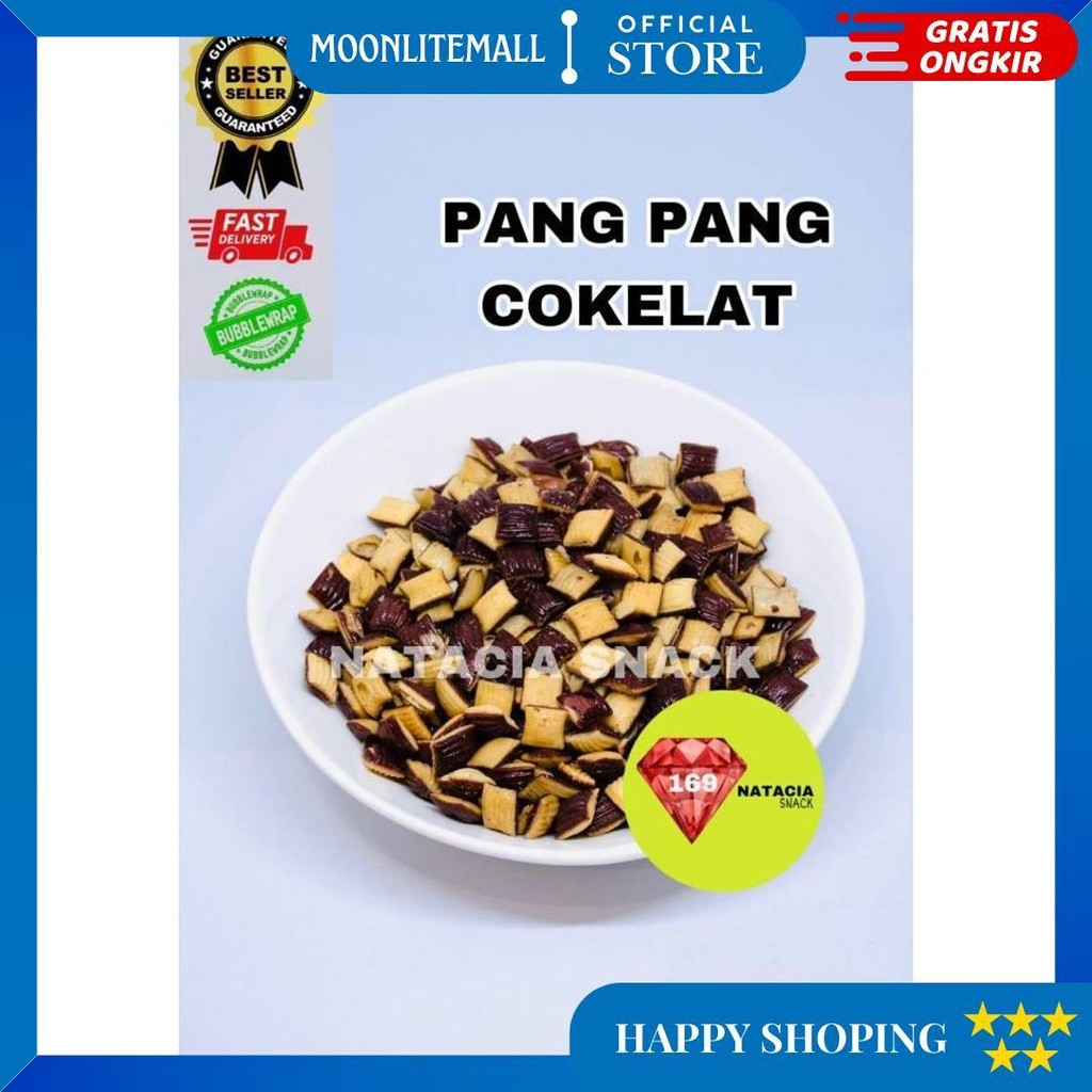 

[500 Gr] Pang Pang Cokelat / Pang Pang Manis Cokelat // Pang Pang Duo Cokelat Enak Gurih Renyah Snack Medan Natacia Snack D Sale