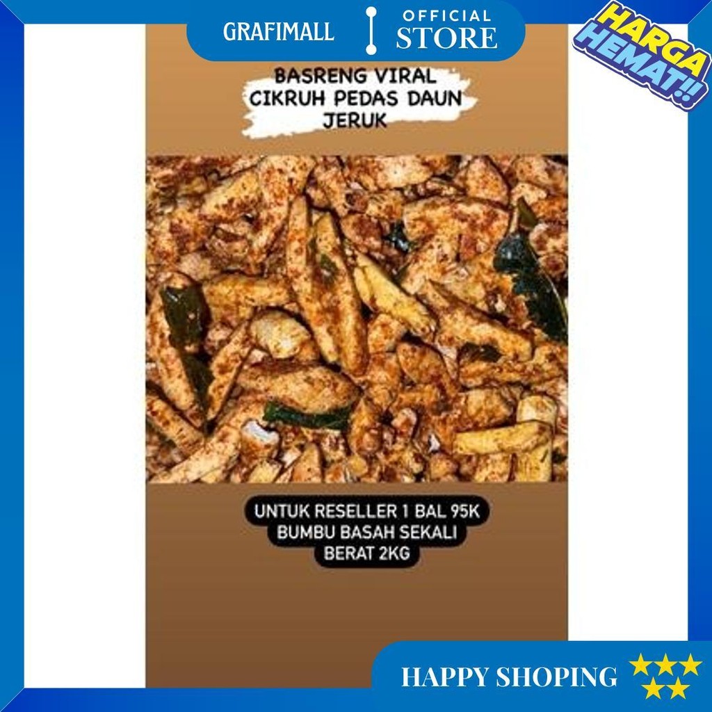 

Basreng Kering Viral 500G/ Ready Pedas Daun Jeruk D Promo Puncak