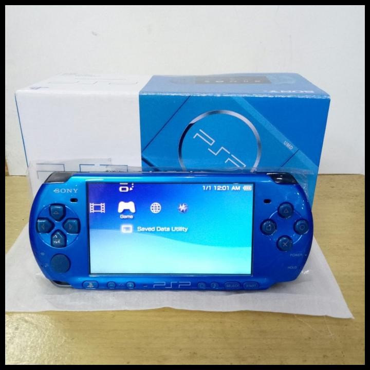 Terlaris Sony Psp Slim 3006 Blue 128Gb Full Game Good Quality