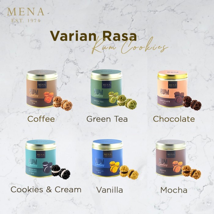

Product Terlaris Mena Cookies - Rum Series - Coffee (Large)