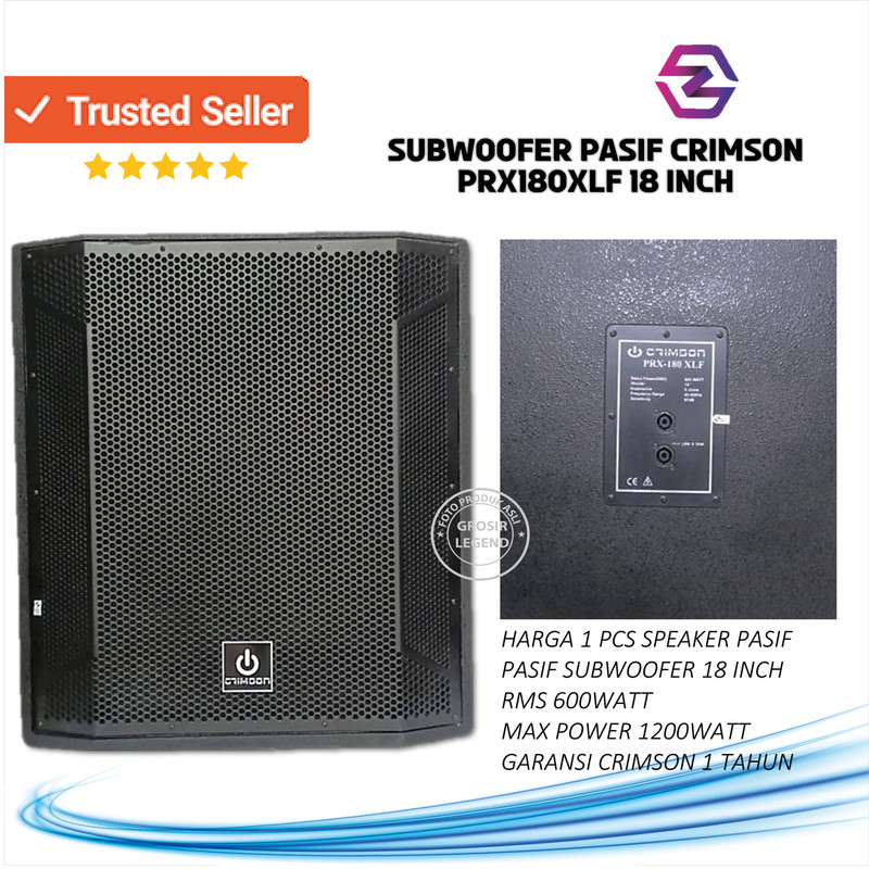 Speaker Subwoofer Pasif Crimson PRX180XLF 18 Inch