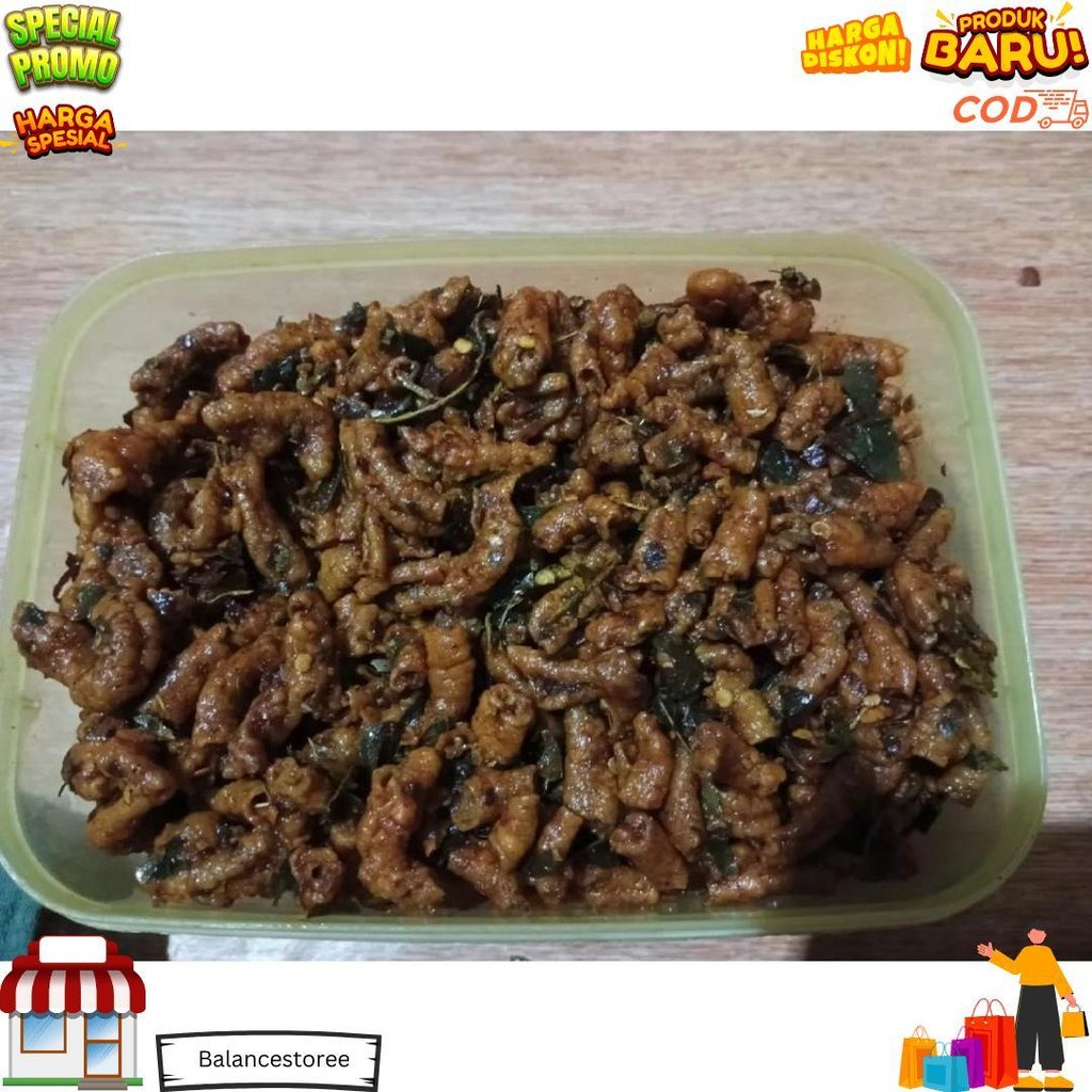 

Snack Cemilan Kalimantan Keripik Kripik Usus Pedas Daun Jeruk Original Samarinda 250 Gr 500 Gr D Sale