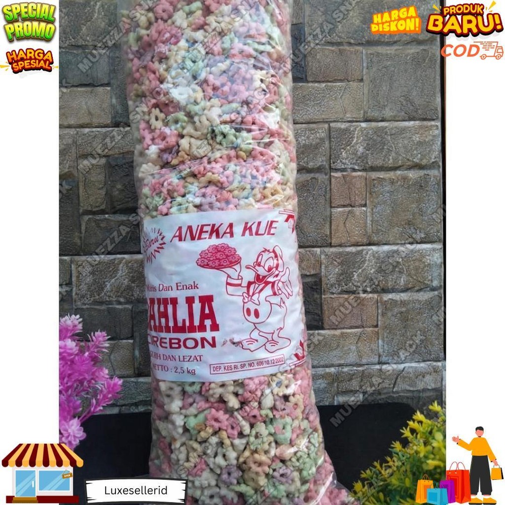

Cemilan Bunga Sakura / Cin Cin Rainbow Isi 1 Kg Termurah Cemilan Ringan/Makanan Kiloan D Termurah