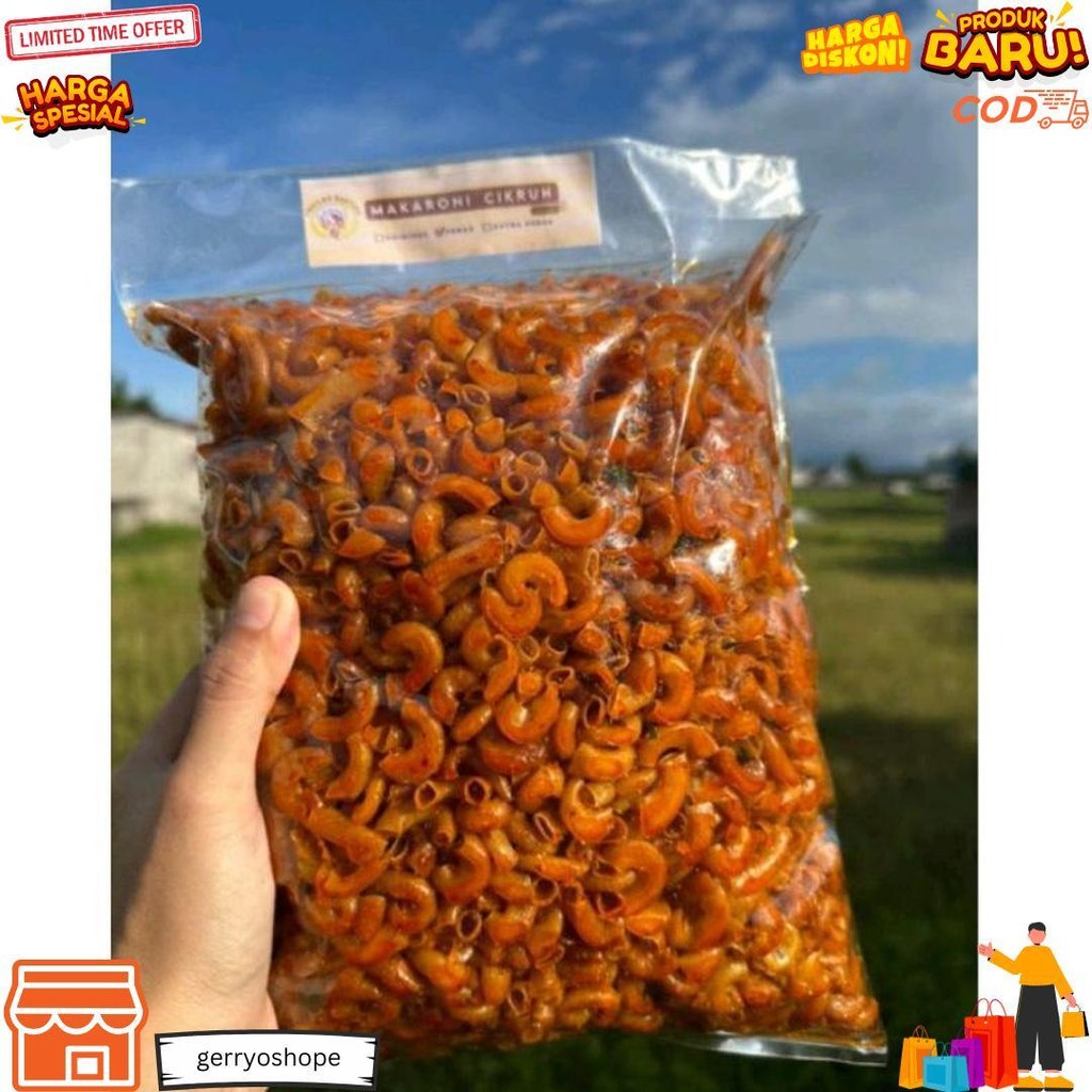 

Seblak Makroni Kriuk Makroni Kriwil Pedas Daun Jeruk 250Gram D Sale