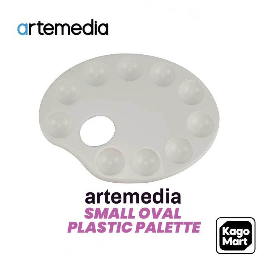 

Artemedia Plastic Palette Oval Palet Cat Lukis